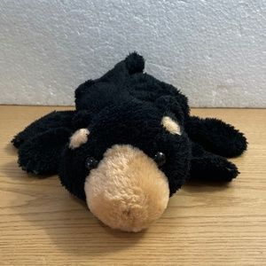 Caltoy Bear Hand Puppet Grizzly Plush Black Pretend Play Classroom Teacher Toy